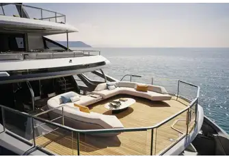 A sun lounge with uninterrupted views of your anchorage