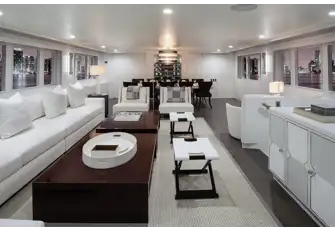 Looking forward in the main saloon