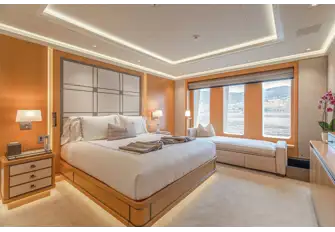 One of six main deck guest suites