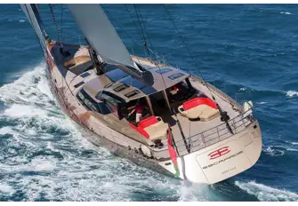 This Dubois design sails like a dream. In calms a 503hp Ctaerpillar diesel engine keeps her on schedule at nine knots