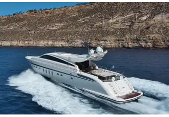 With a cruising speed of 30 knots and a draft of just 1.2m (3.9ft), she can access many places other yachts can't