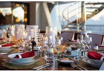 Same table, different tablescape to set the mood
