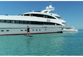 G3 has all the watertoys, from paddleboards to kitesurfers, wakeboards to eFoils