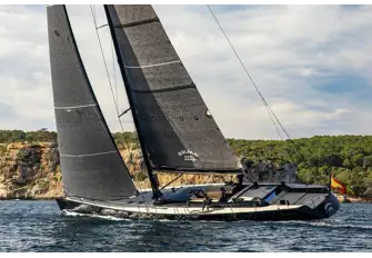Another wonderful sailing yacht with a great feel at the helm, on calm days her 240hp Cummins diesel engine gives her a cruising speed of 10 knots