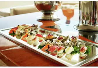 Freshly made sushi for lunch? No problem