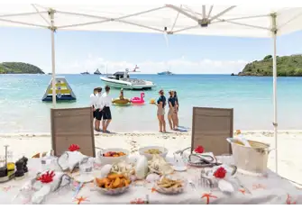 Beach barbecue or haute cuisine - the food will be delicious