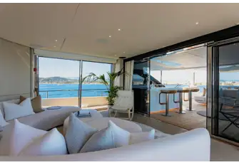 The sky lounge is a special space on H