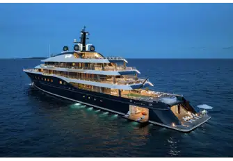 Her extension means she now has a 7m (23ft) pool on the main deck aft and a beach club open on three sides
