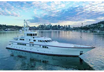 This 614GT yacht is perfect for sportfishing and has a range of 4,850nm