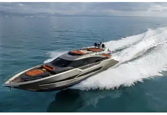 INCENTIVIZED can reach a speed of 57 knots and easily cruises at 45 knots. She also has zero speed stabilisers