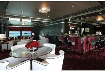 The sky lounge bar doubles as an atmospheric nightclub after dark