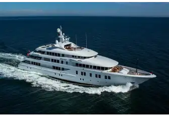 INVICTUS has huge volume, 1,943GT, for a 66m (216.5ft) yacht