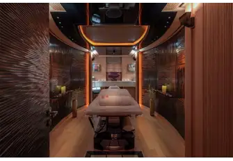 ...massage room and a steam room