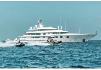 The yacht has transoceanic range and two sets of zero speed stabilisers