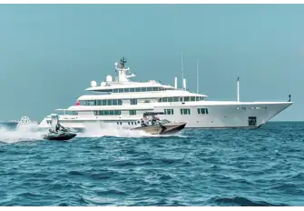 The yacht has transoceanic range and two sets of zero speed stabilisers