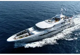 Along with the 73m ALBATROSS (top), the 52.3m LIND was one of four yachts the Brokerage team sold in seven days