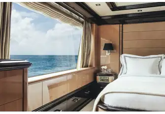 Wonderful views from the upper deck's VIP suite