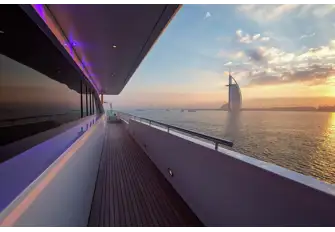 Admire the sights without having to encounter Dubai's busy city streets