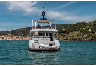 Her extended swim platform is now a key feature