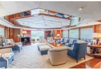 Looking aft in the main saloon