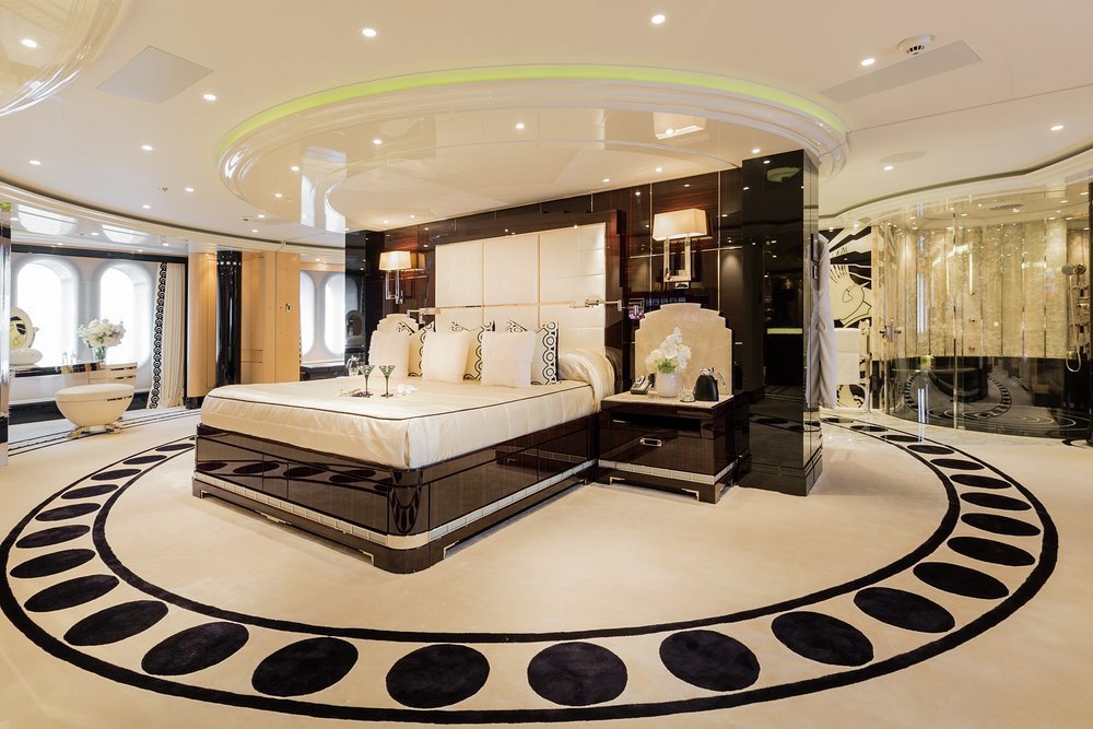 The main deck owner's suite...