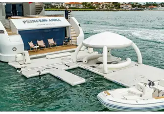 The yacht has all-new tenders and toys
