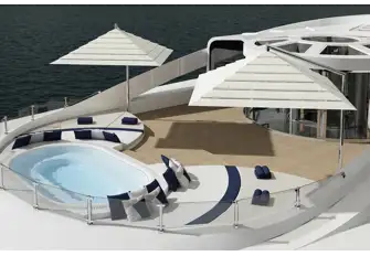 Work out with incredible views from the climate-controlled gym under the hardtop on the sun deck