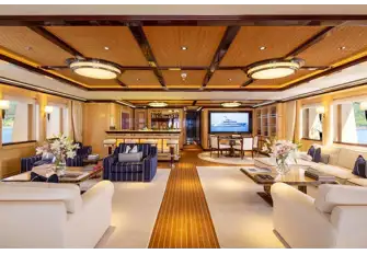 ROCK.IT. - Welcoming interiors with plenty of natural light, as seen here in the main saloon