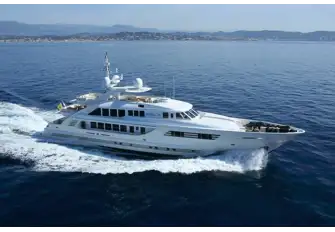 As well as selling the new-build AZIMUT GRANDE 38/19 (top) on 14 June, Burgess also sold the ISA Yachts-built ROLA on 30 June