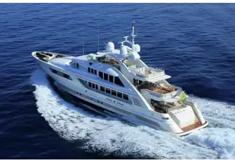 As a busy charter yacht, she's been kept in excellent working order and frequently refreshed