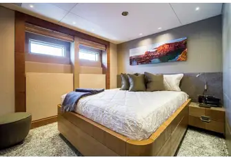 One of four lower deck guest suites