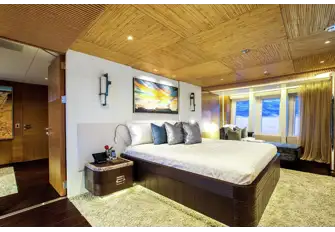 The owner's suite has large picture windows