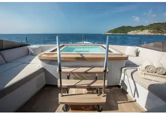 <p class="MsoNormal">The jacuzzi forward on the sun deck<o:p></o:p></p>