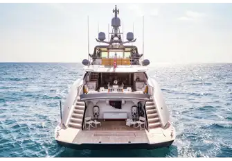 <p class="MsoNormal">SANAM has a lower deck beach club<o:p></o:p></p>