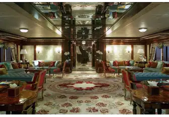 Looking forward in the main saloon