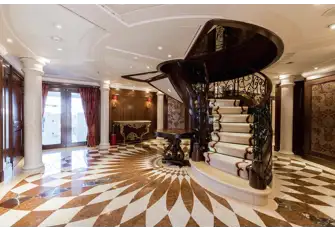 Her main lobby is wonderfully impressive