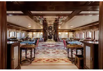 Looking forward in the main saloon