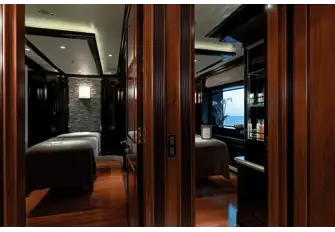 Twin massage rooms on the main deck