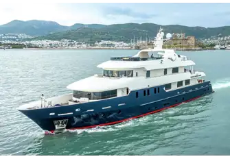 Wraparound views and foredeck access in the VIP suite forward on the main deck