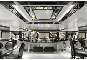 SILVER ANGEL is the epitome of crisp, monochrome Art Deco chic