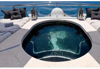 Soak away your cares with a dip in this spa pool