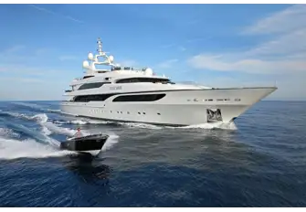 SILVER ANGEL is one of the highest volume yachts of her length