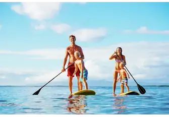 For something less high-octane, try a family paddleboard safari