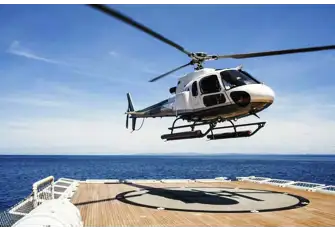 Many explorers are helicopter capable, opening up all sorts of possiblities, from heli-skiing to jungle exploration