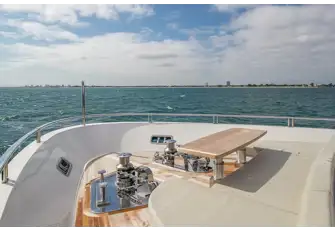 The Portuguese bridge lounge forward on the main deck