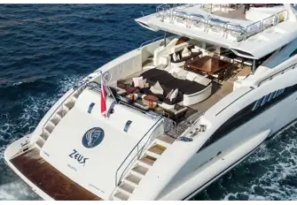 There are two jacuzzis on board, one under the aft sunpad and a second on the foredeck