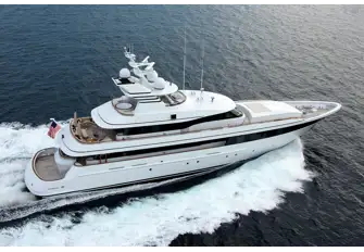 Twin diesels and a gas turbine give her a thrilling top speed of 34 knots
