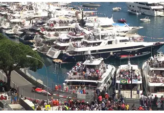 Watching the Monaco Grand Prix from a yacht delivers the full visceral F1 experience