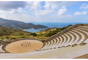 Greek amphitheatre on the island of Ios