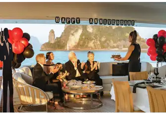 Whatever the occasion, whatever the reason, nothing beats a superyacht party